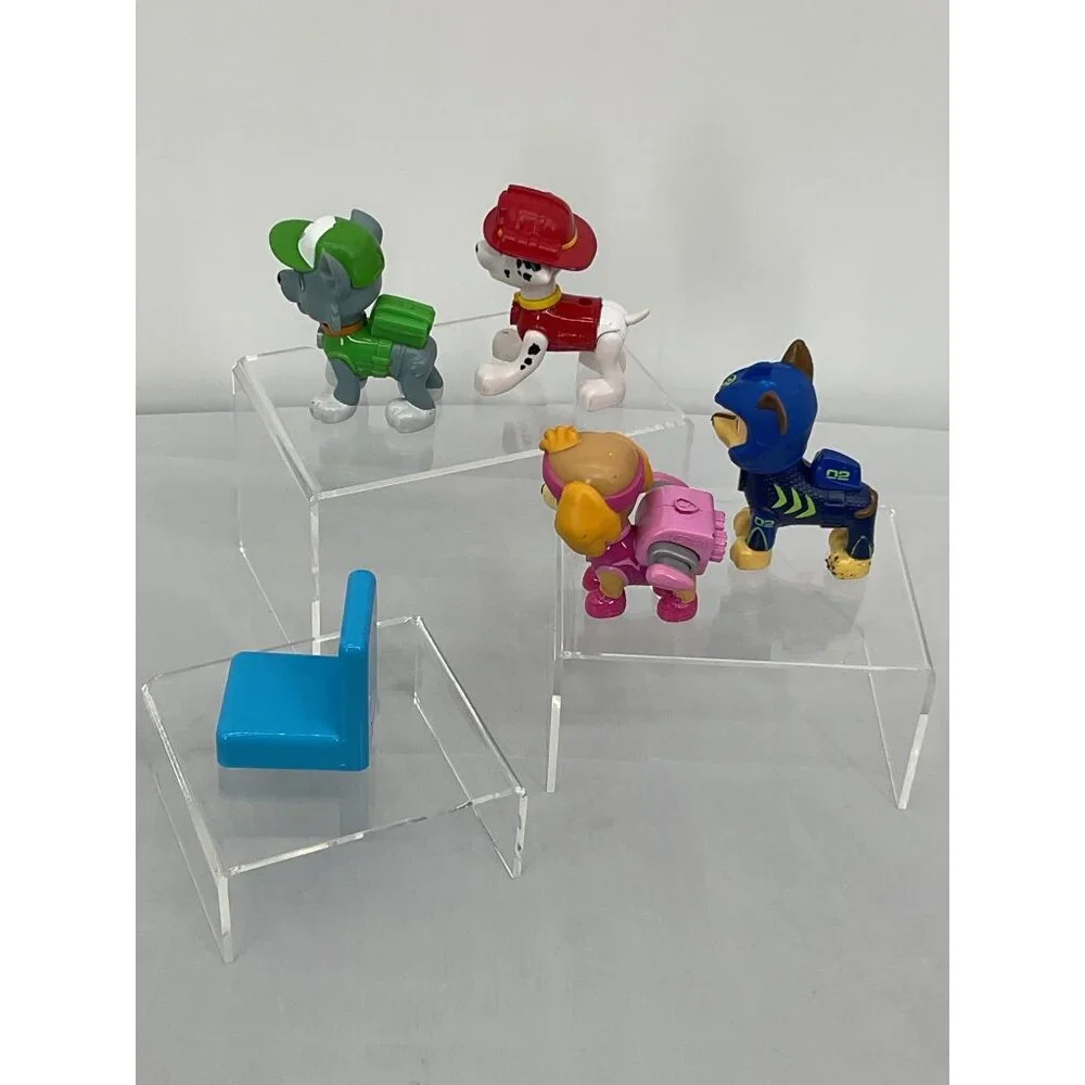 Paw Patrol Rocky Marshall Skye and Chase Figures Cake Toppers